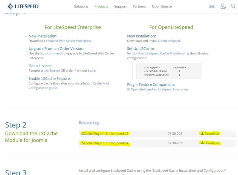 Joomla!: Configurare LiteSpeed Cache ed il suo Crawler