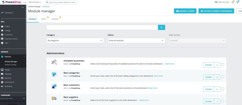 Hosting PrestaShop con LiteSpeed: Installare il plugin e configurare il crawler Hosting PrestaShop con LiteSpeed: Installare il plugin e configurare il crawler
