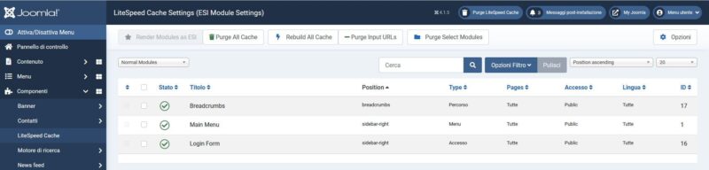 Joomla!: Configurare LiteSpeed Cache ed il suo Crawler