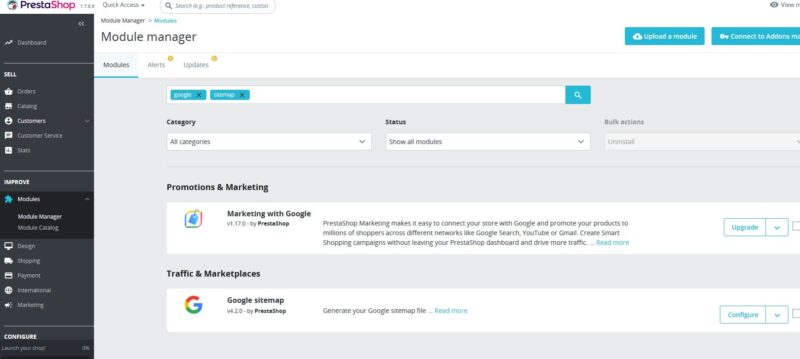 Hosting PrestaShop con LiteSpeed: Installare il plugin e configurare il crawler Hosting PrestaShop con LiteSpeed: Installare il plugin e configurare il crawler