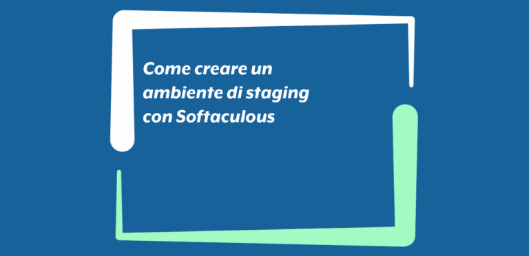 Come creare un ambiente di staging con Softaculous