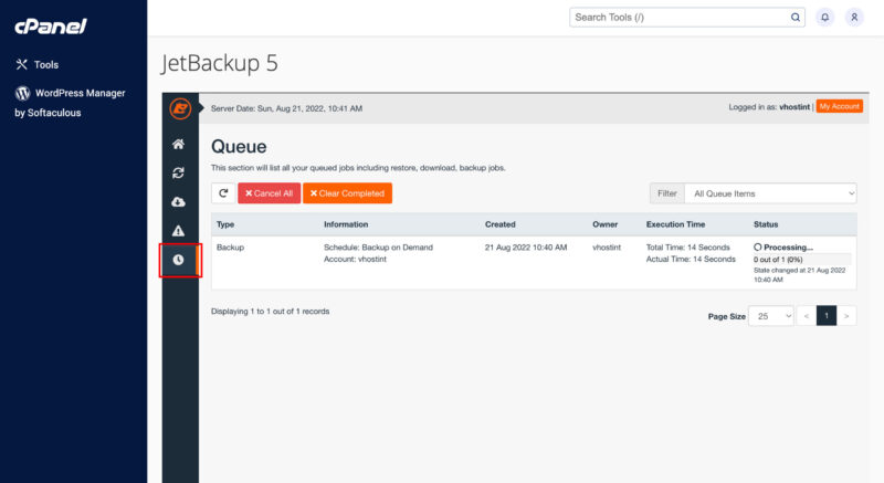 Come gestire i backup con JetBackup Come gestire i backup con JetBackup