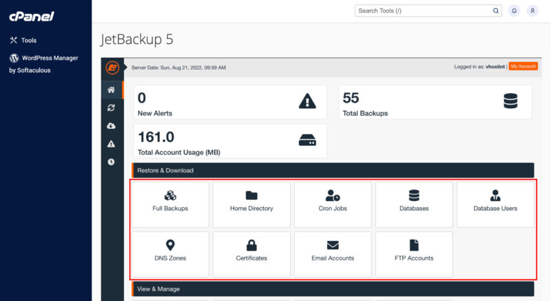 Come gestire i backup con JetBackup Come gestire i backup con JetBackup