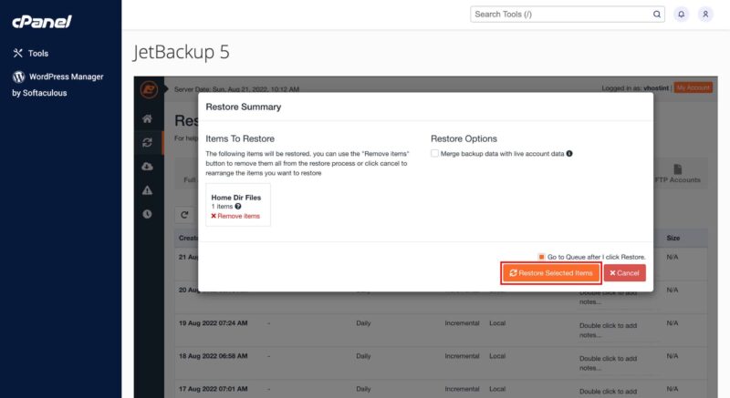 Come gestire i backup con JetBackup Come gestire i backup con JetBackup