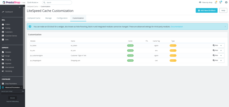 Hosting PrestaShop con LiteSpeed: Installare il plugin e configurare il crawler Hosting PrestaShop con LiteSpeed: Installare il plugin e configurare il crawler