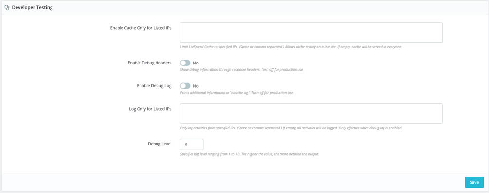 Hosting PrestaShop con LiteSpeed: Installare il plugin e configurare il crawler