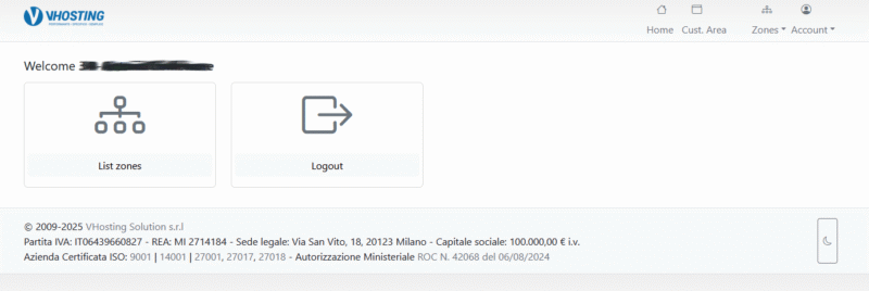 Creare un redirect del dominio Creare un redirect del dominio