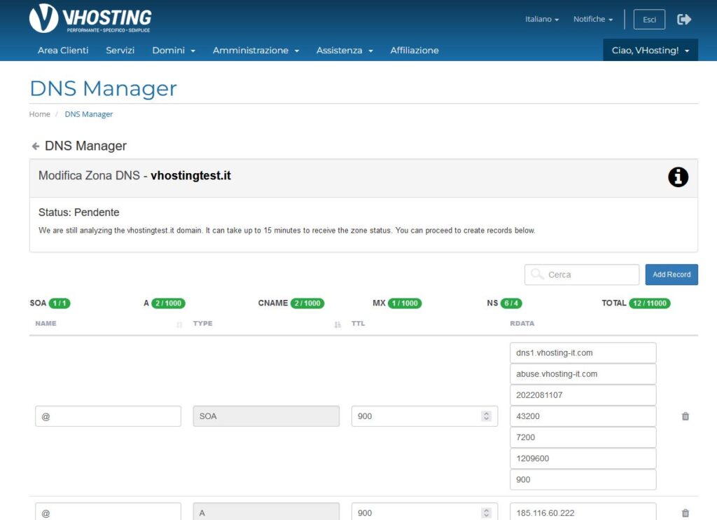 dns manager