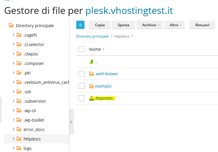 Creare un redirect del dominio Creare un redirect del dominio