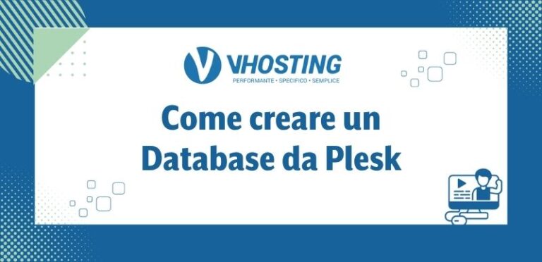 Come creare un Database da Plesk