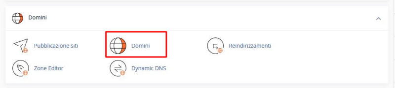 Creare un redirect del dominio Creare un redirect del dominio