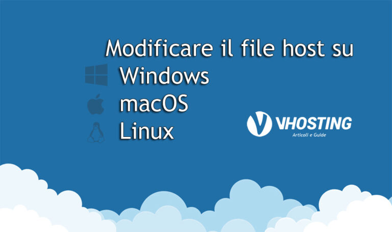 Come modificare il file hosts