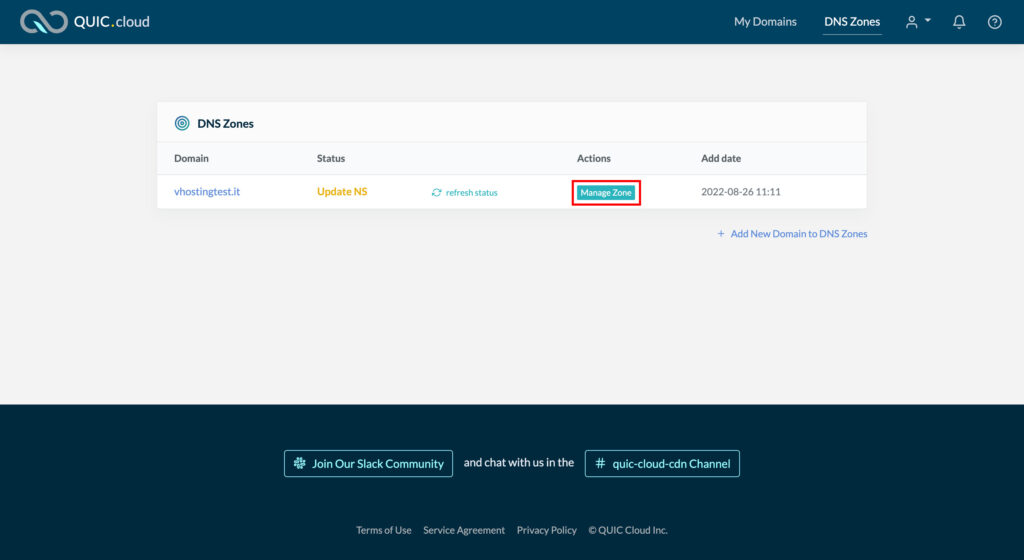 Come attivare e configurare la CDN di QUIC.cloud con LiteSpeed