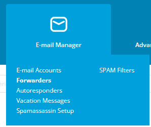 Inoltrare le email con Directadmin