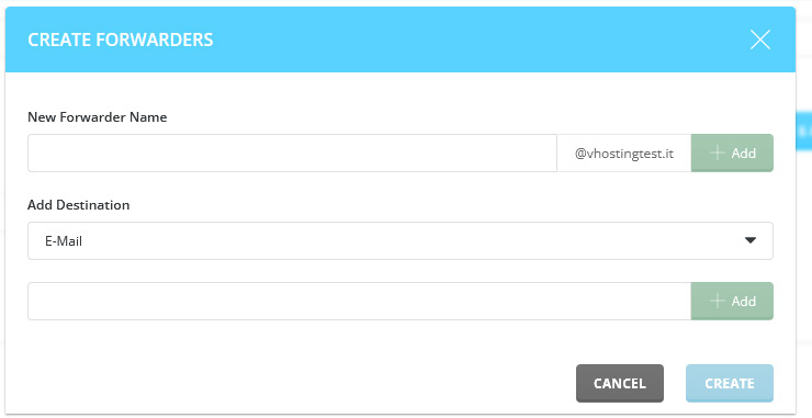 Inoltrare le email con Directadmin