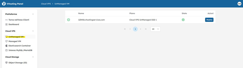 Come installare il sistema operativo su una VPS non gestita Come installare il sistema operativo su una VPS non gestita