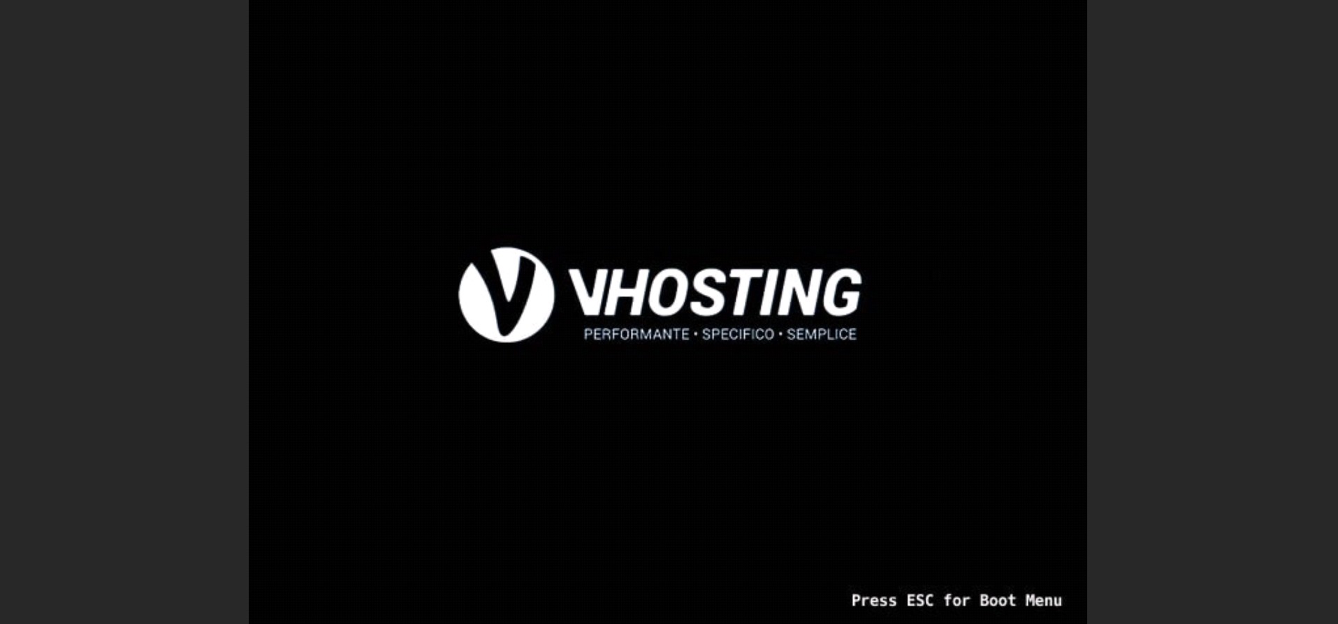 Come installare il sistema operativo su una VPS non gestita Console di avvio della VPS e accesso al Boot Manager