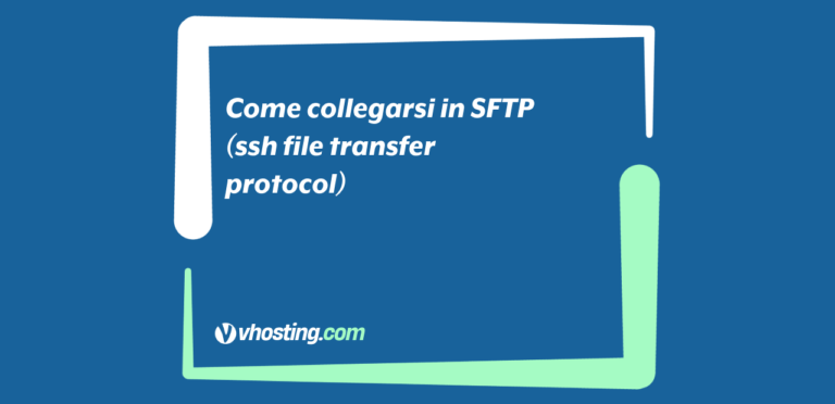 Come collegarsi in SFTP