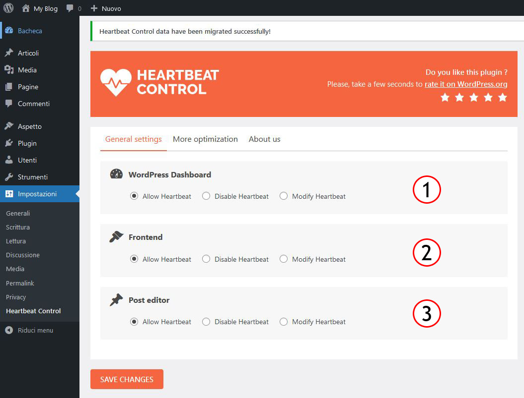 WordPress Heartbeat API