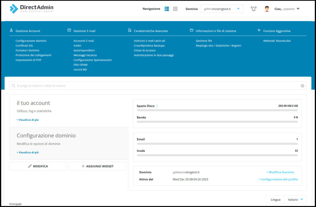 DirectAdmin di VHosting: guida dettagliata 7 DirectAdmin di VHosting: guida dettagliata
