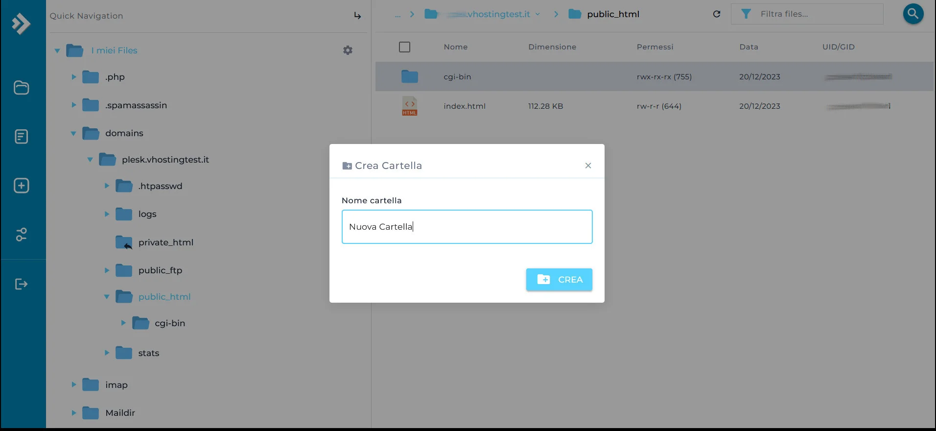 DirectAdmin di VHosting: guida dettagliata DirectAdmin di VHosting: guida dettagliata