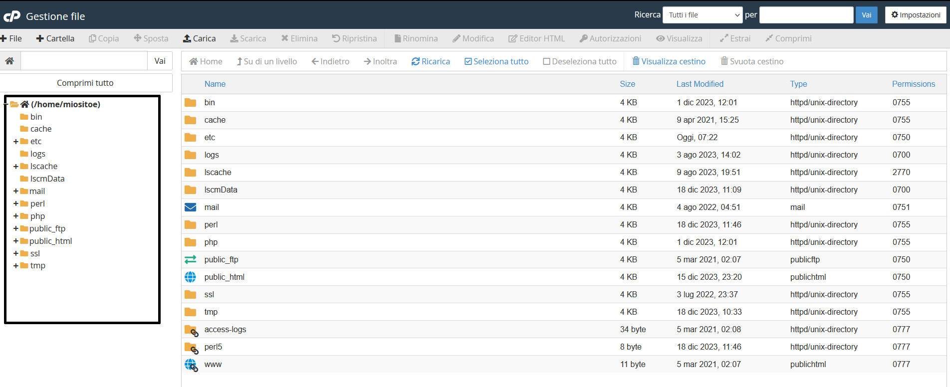 CPanel di VHosting: la guida completa