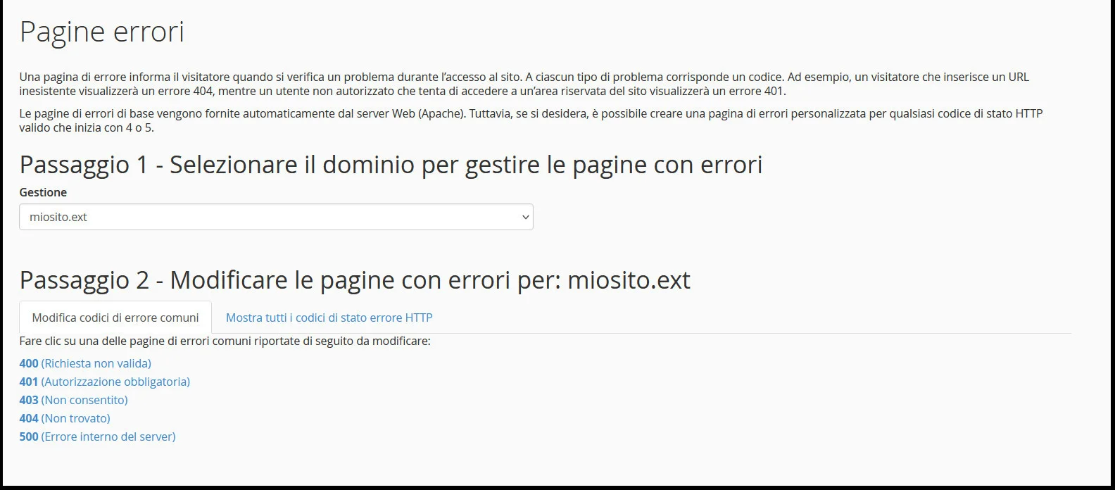 CPanel di VHosting: la guida completa CPanel di VHosting: la guida completa