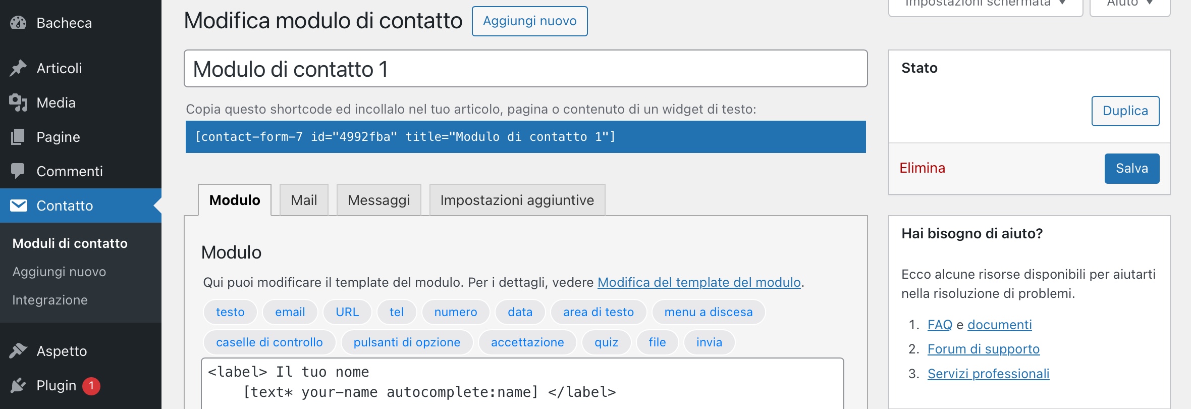 Form WordPress: Guida alla loro creazione