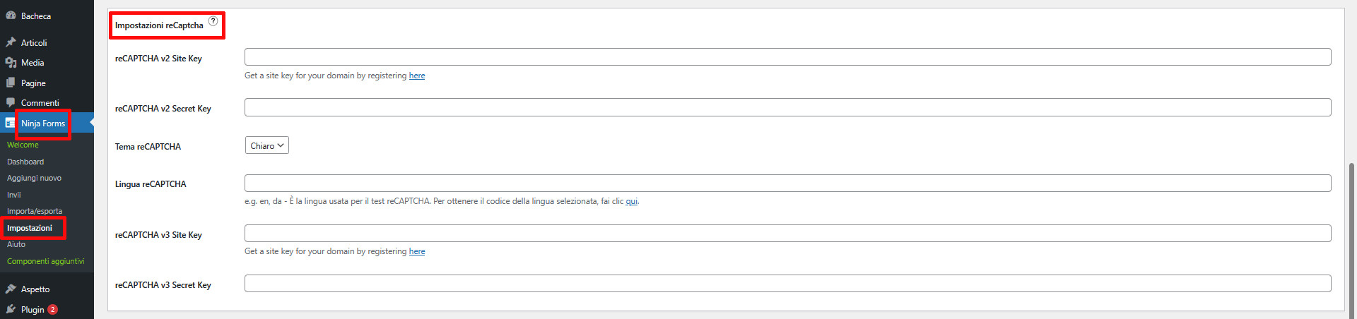 Form WordPress: Guida alla loro creazione