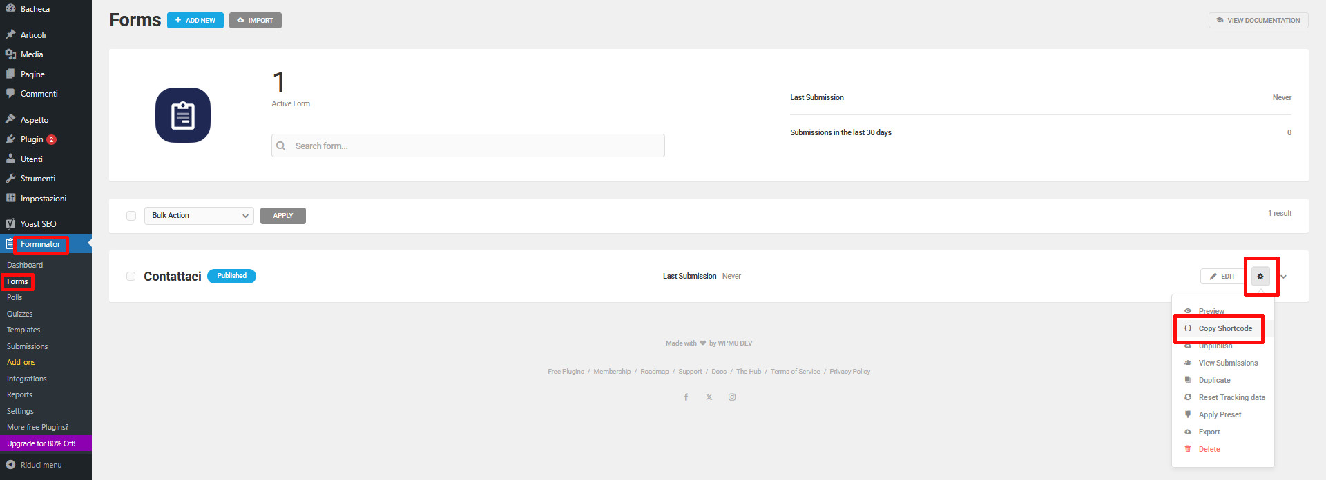 Form WordPress: Guida alla loro creazione