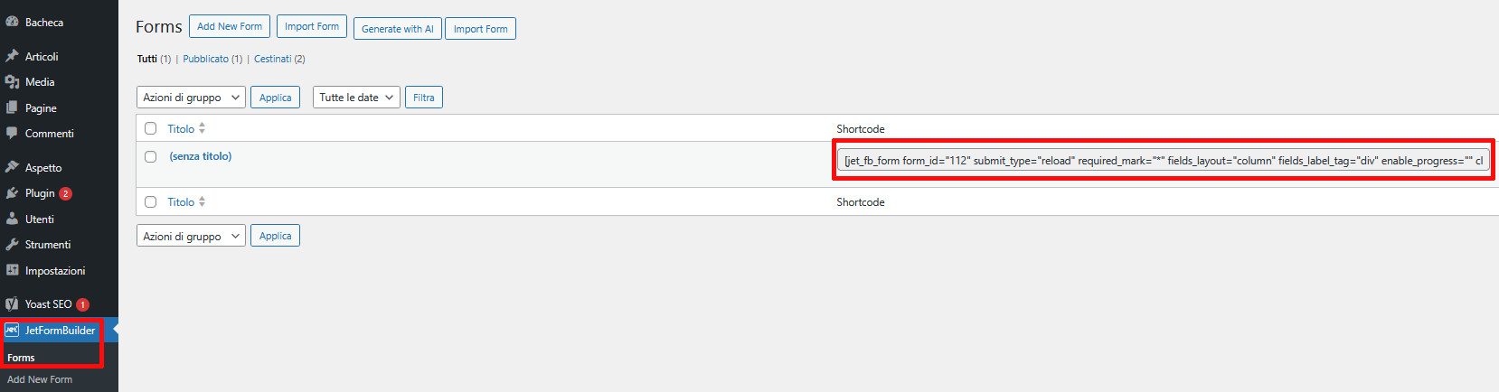 Form WordPress: Guida alla loro creazione