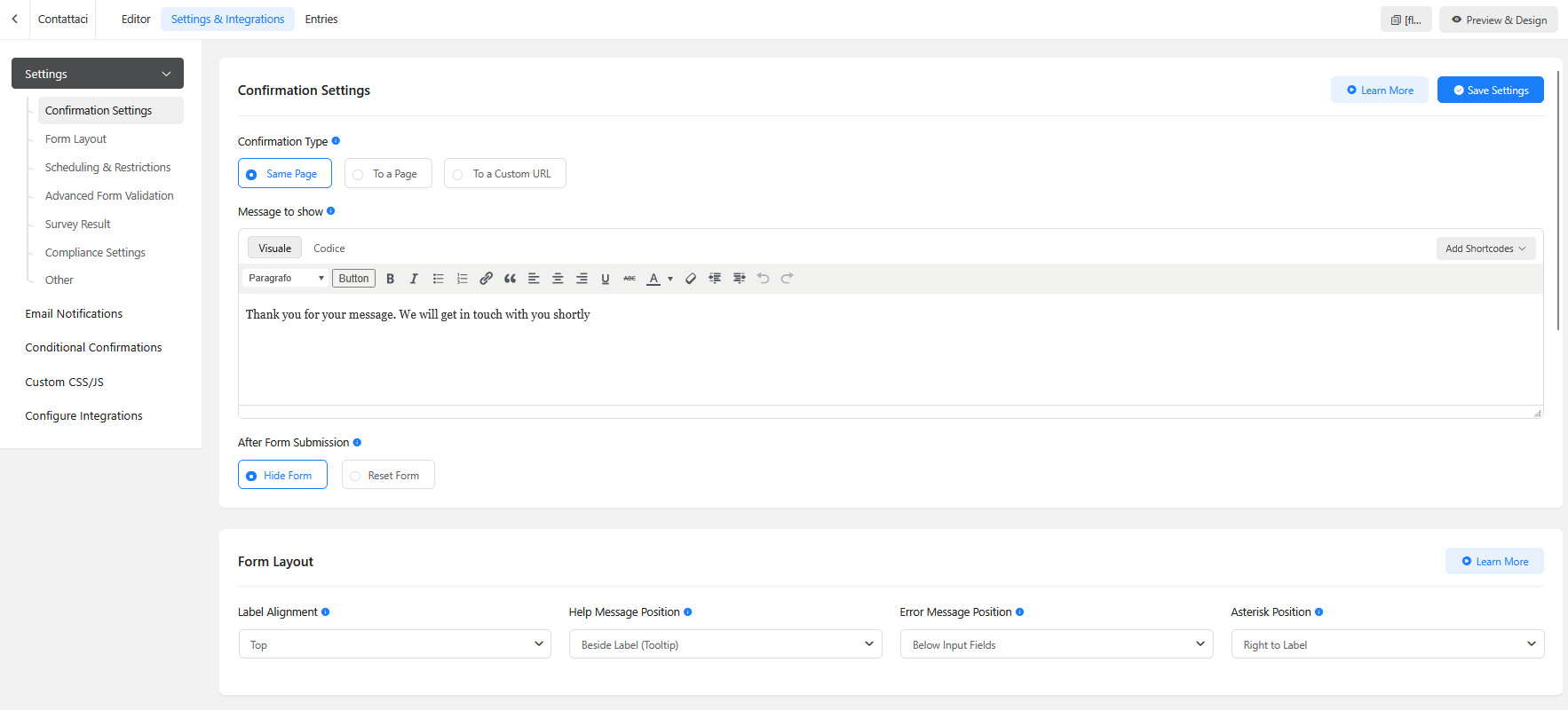 Form WordPress: Guida alla loro creazione