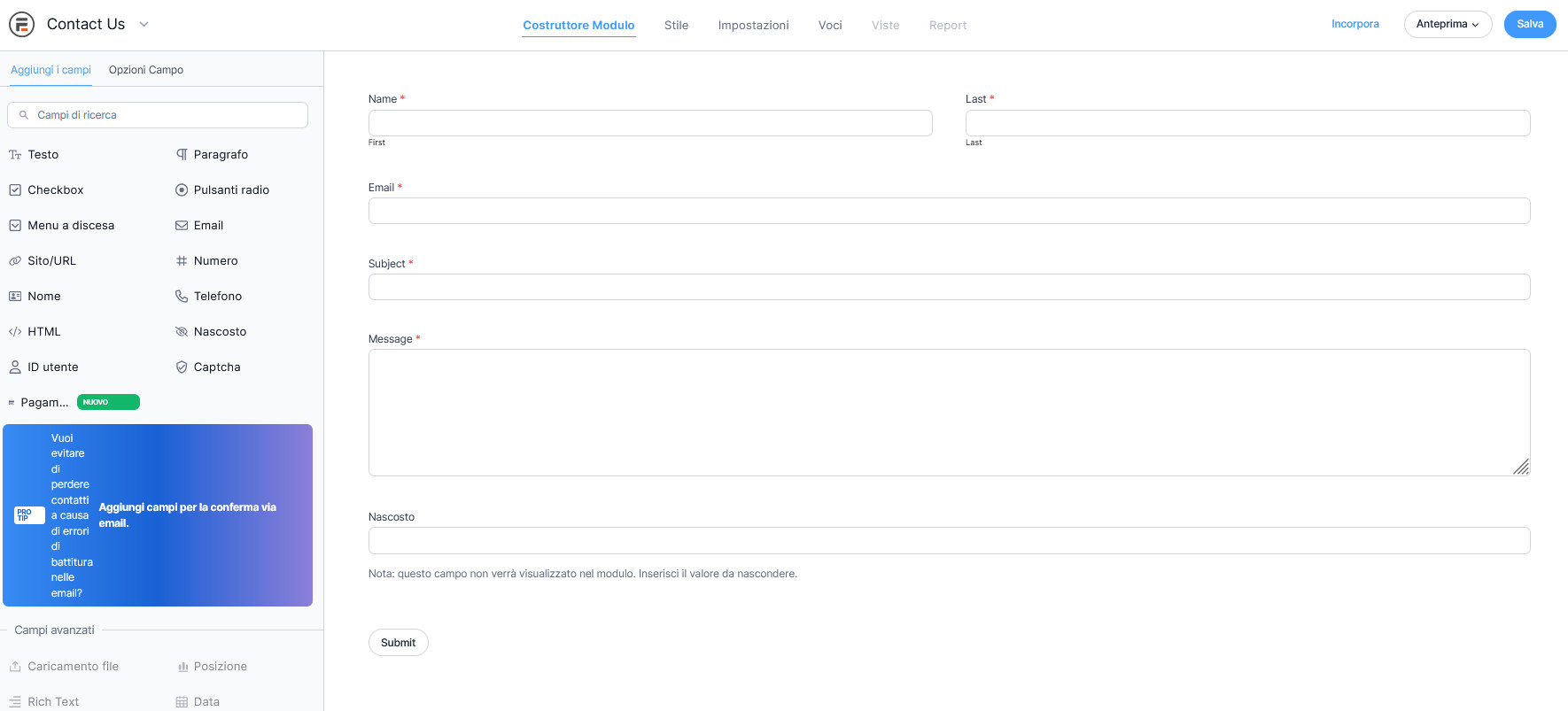Form WordPress: Guida alla loro creazione