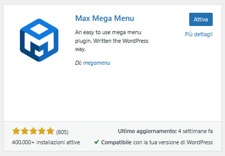 Guida: i menù su WordPress