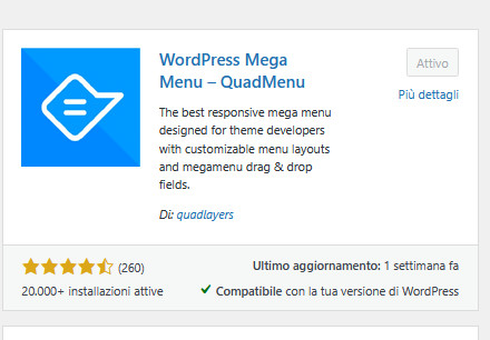 Guida: i menù su WordPress