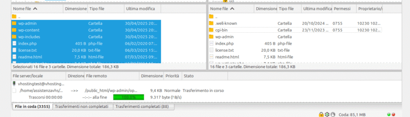 Installare manualmente WordPress Installare manualmente WordPress