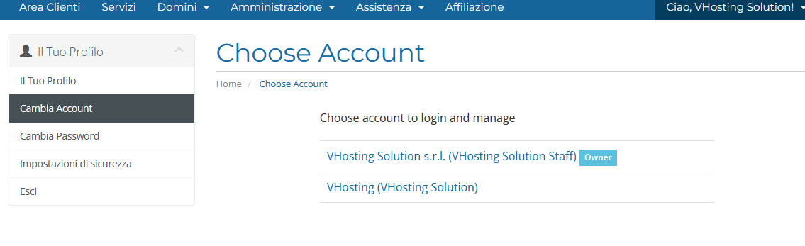 Accesso all’area clienti per conto terzi: guida passo passo