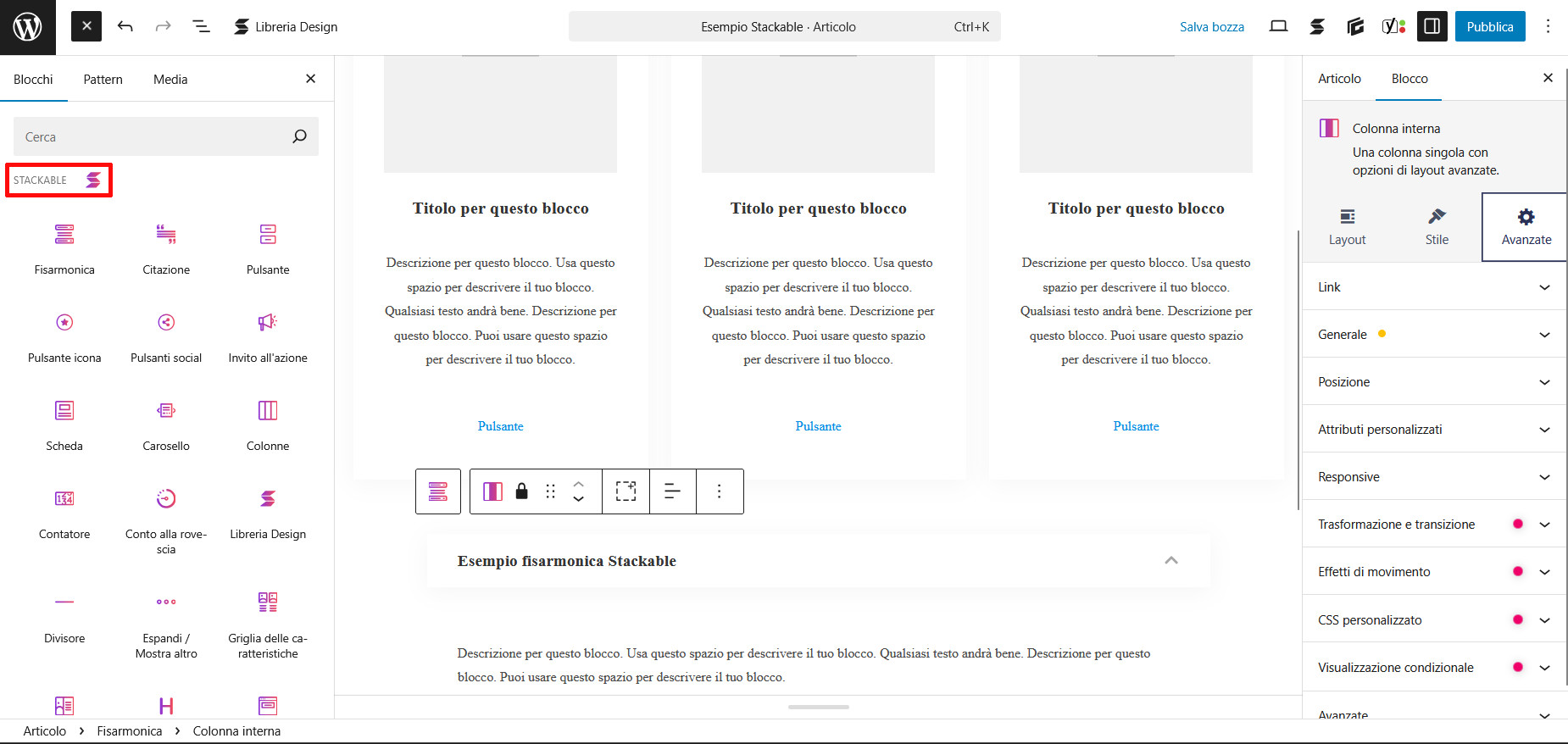 Come usare Gutenberg per creare layout avanzati