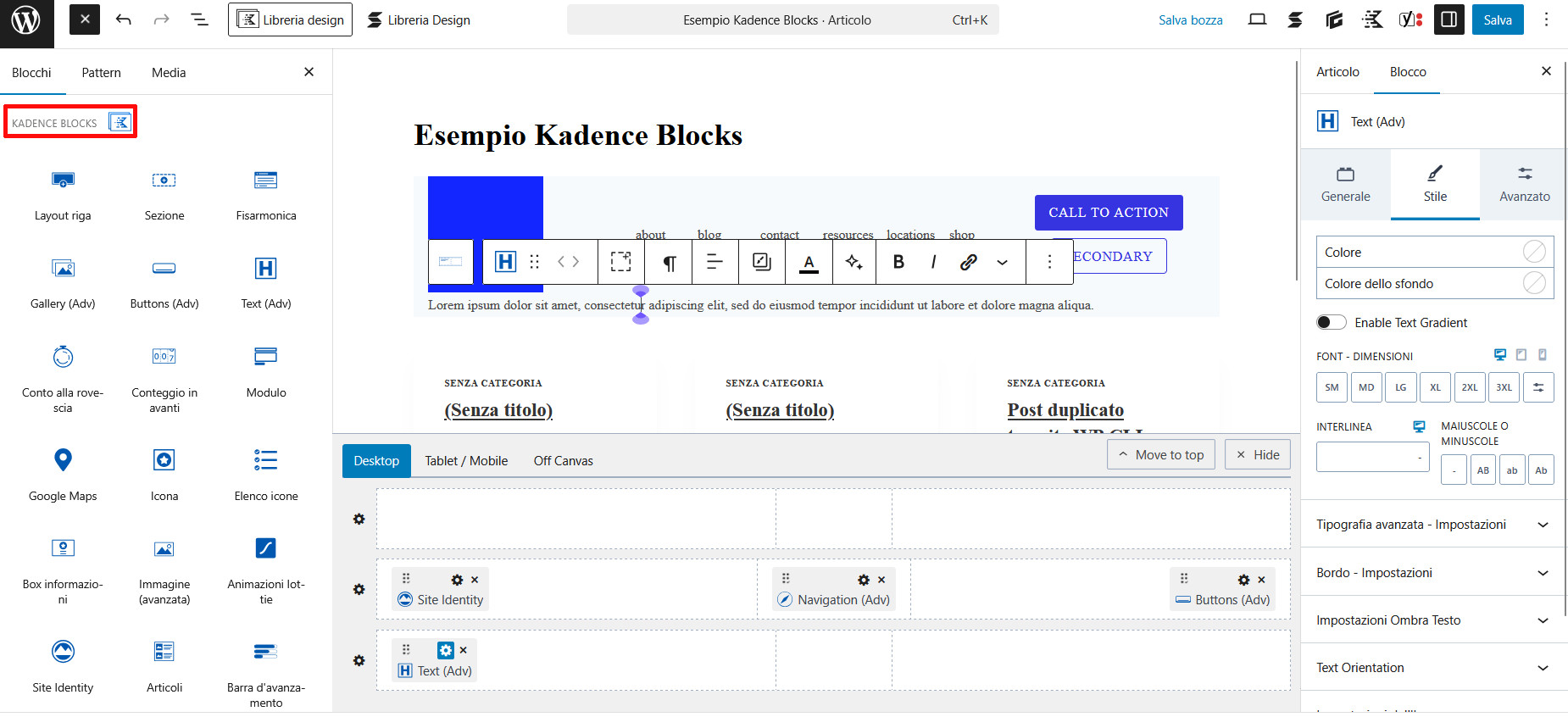 Come usare Gutenberg per creare layout avanzati