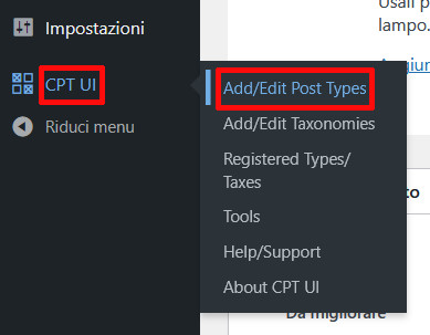 CPT: Custom Post Type
