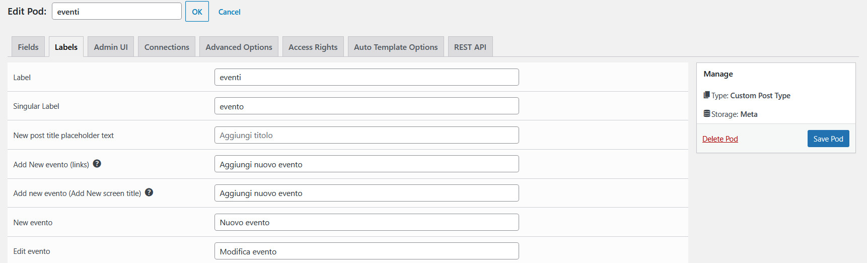 CPT: Custom Post Type