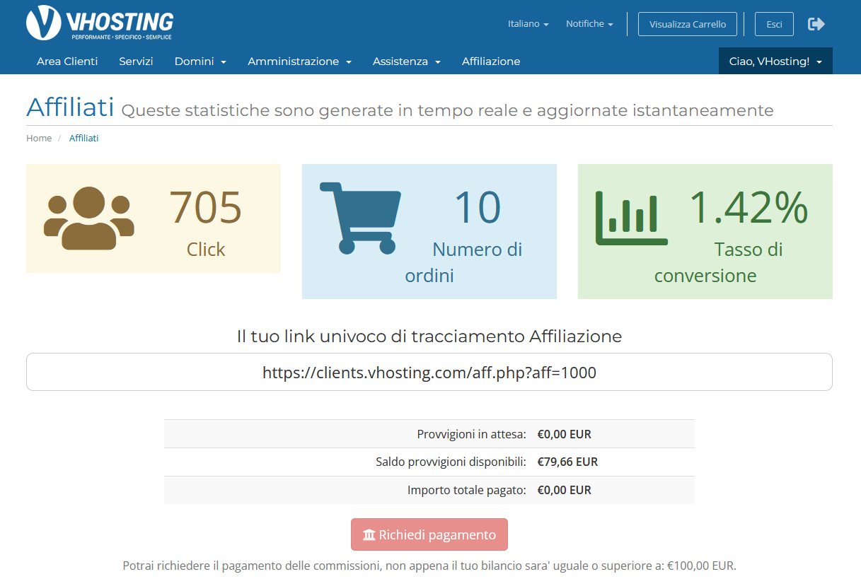 Affiliati in 4 semplici step!