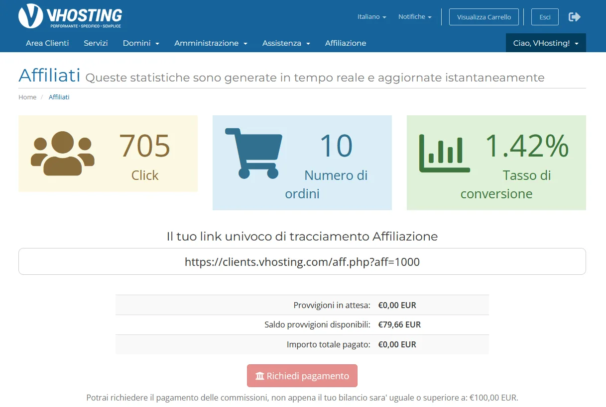 Affiliati in 4 semplici step!
