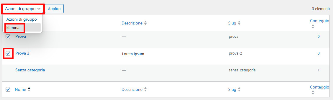Differenza tra tag e categorie in WordPress