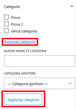 Differenza tra tag e categorie in WordPress