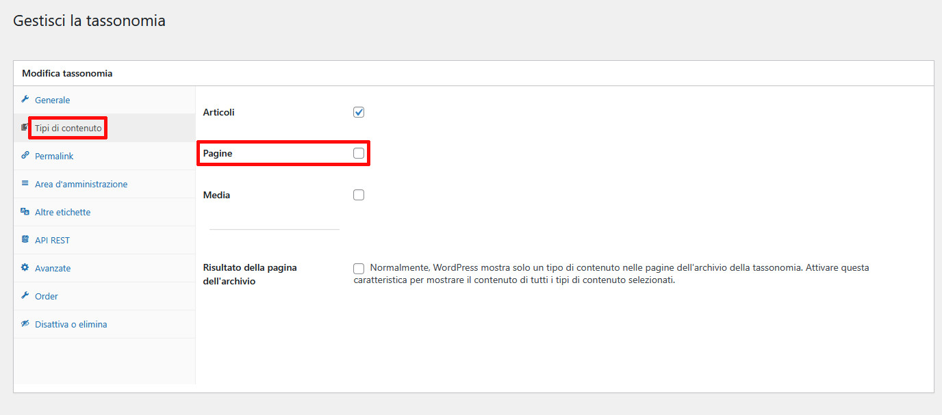 Differenza tra tag e categorie in WordPress