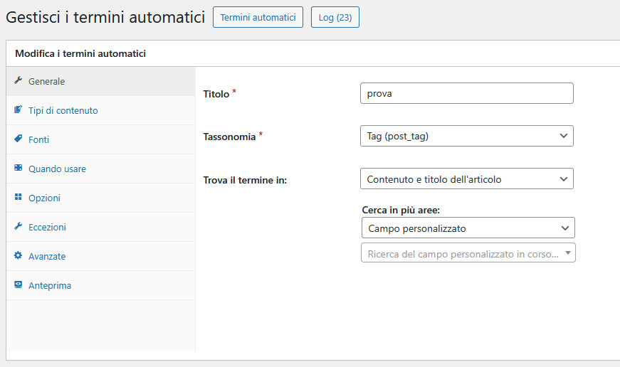 Differenza tra tag e categorie in WordPress