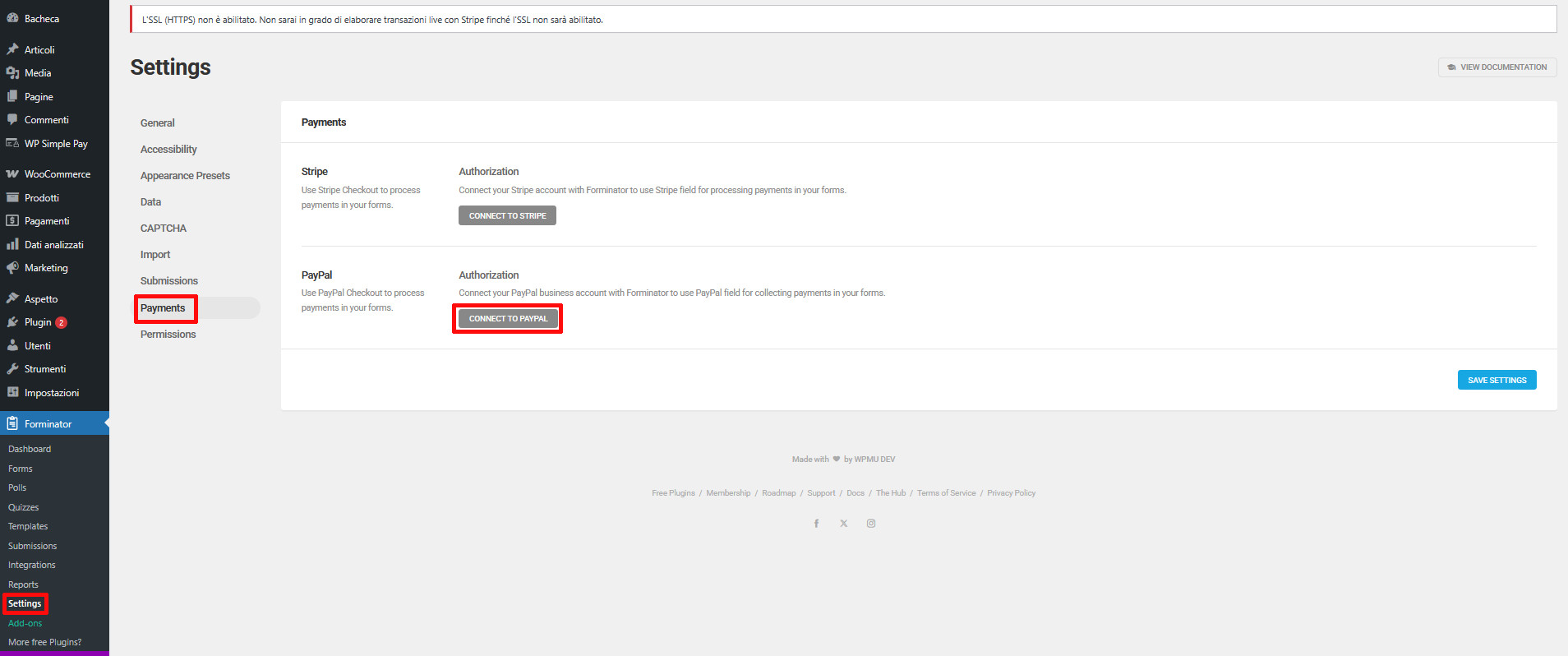 Come integrare Stripe e PayPal su WordPress