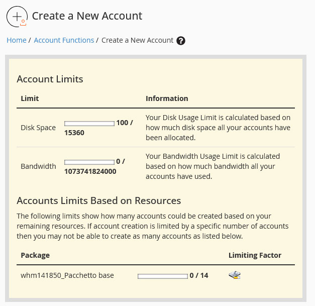 Come creare pacchetti e aggiungere domini nei reseller