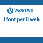 I font per il web